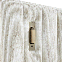 Tremezzo Oversized Ottoman Storage Bed in Beige Textured Fabric – image 12 of 65