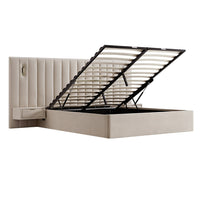 Tremezzo Oversized Ottoman Storage Bed in Champagne Velvet – image 38 of 65
