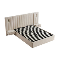 Tremezzo Oversized Ottoman Storage Bed in Champagne Velvet – image 39 of 65