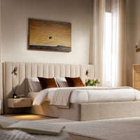 Tremezzo Oversized Ottoman Storage Bed in Champagne Velvet – image 24 of 65