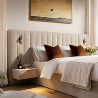 Tremezzo Oversized Ottoman Storage Bed in Champagne Velvet – image 28 of 65