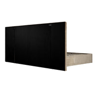 Tremezzo Oversized Ottoman Storage Bed in Taupe Velvet – image 59 of 65
