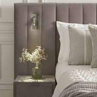 Tremezzo Oversized Ottoman Storage Bed in Taupe Velvet – image 49 of 65