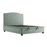 Chilworth Upholstered Ottoman Storage Bed in Water Green Chenille – image 106 of 115