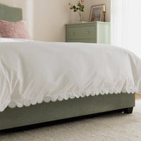 Chilworth Upholstered Ottoman Storage Bed in Water Green Chenille – image 102 of 115