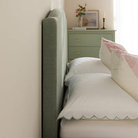 Chilworth Upholstered Ottoman Storage Bed in Water Green Chenille – image 104 of 115