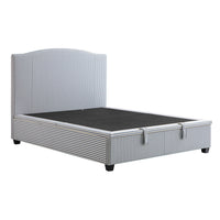 Chilworth Upholstered Ottoman Storage Bed in Blue Stripe Linen Blend – image 12 of 115