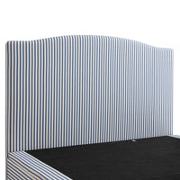 Chilworth Upholstered Ottoman Storage Bed in Blue Stripe Linen Blend – image 18 of 115