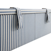 Chilworth Upholstered Ottoman Storage Bed in Blue Stripe Linen Blend – image 20 of 115