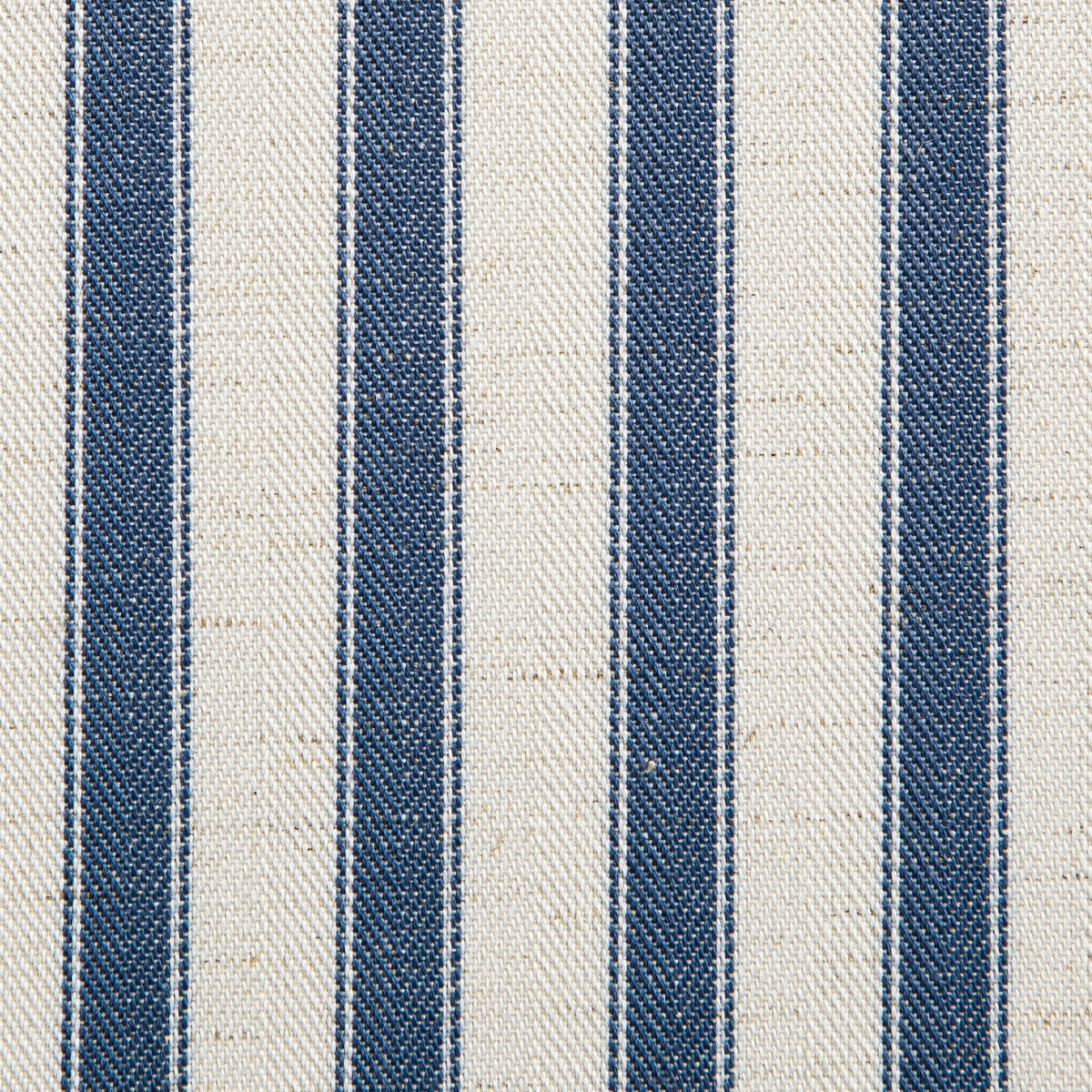Chilworth Upholstered Ottoman Storage Bed in Blue Stripe Linen Blend