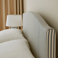 Chilworth Upholstered Ottoman Storage Bed in Blue Stripe Linen Blend – image 7 of 115