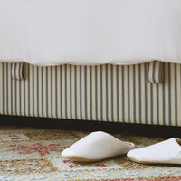 Chilworth Upholstered Ottoman Storage Bed in Blue Stripe Linen Blend – image 9 of 115