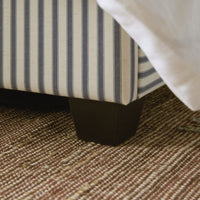 Chilworth Upholstered Ottoman Storage Bed in Blue Stripe Linen Blend – image 10 of 115