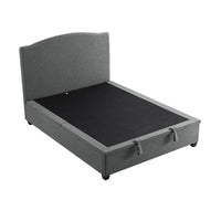 Chilworth Upholstered Ottoman Storage Bed in Dark Grey Weave Fabric – image 34 of 115