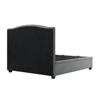 Chilworth Upholstered Ottoman Storage Bed in Dark Grey Weave Fabric – image 37 of 115