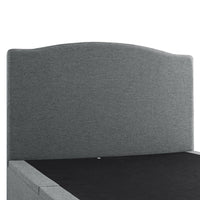 Chilworth Upholstered Ottoman Storage Bed in Dark Grey Weave Fabric – image 38 of 115