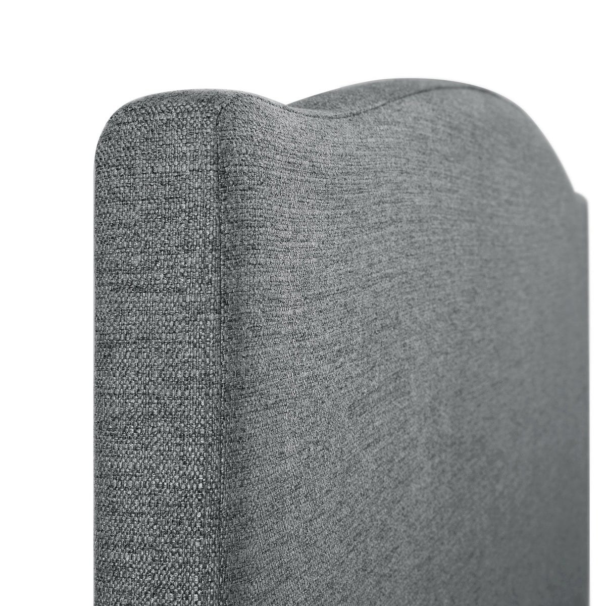 Chilworth Upholstered Ottoman Storage Bed in Dark Grey Weave Fabric