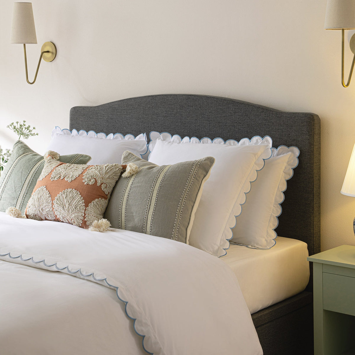 Chilworth Upholstered Ottoman Storage Bed in Dark Grey Weave Fabric