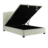 Chilworth Upholstered Ottoman Storage Bed in Green Stripe Linen Blend – image 51 of 115