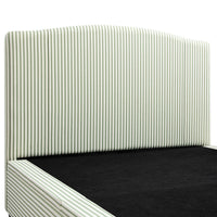 Chilworth Upholstered Ottoman Storage Bed in Green Stripe Linen Blend – image 56 of 115