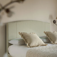 Chilworth Upholstered Ottoman Storage Bed in Green Stripe Linen Blend – image 46 of 115