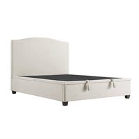 Chilworth Upholstered Ottoman Storage Bed in Ivory Weave Fabric – image 69 of 115