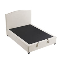 Chilworth Upholstered Ottoman Storage Bed in Ivory Weave Fabric – image 71 of 115