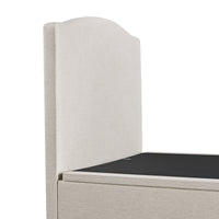 Chilworth Upholstered Ottoman Storage Bed in Ivory Weave Fabric – image 76 of 115