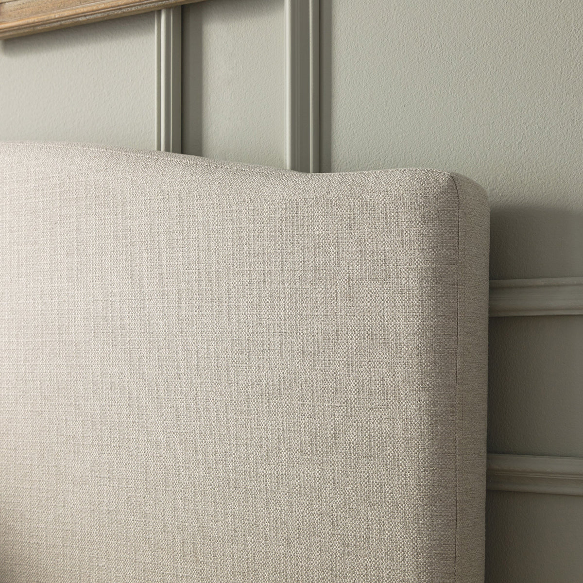 Chilworth Upholstered Ottoman Storage Bed in Ivory Weave Fabric