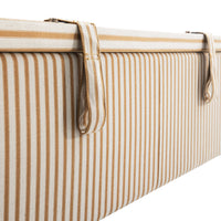 Chilworth Upholstered Ottoman Storage Bed in Ochre Stripe Linen Blend – image 95 of 115