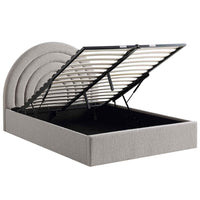 Archer Ottoman Storage Bed in Grey Boucle – image 4 of 85
