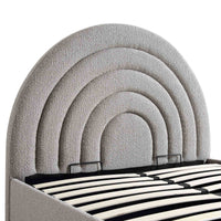 Archer Ottoman Storage Bed in Grey Boucle – image 8 of 85