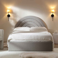 Archer Ottoman Storage Bed in Grey Boucle – image 2 of 85