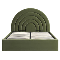 Archer Ottoman Storage Bed in Moss Green Velvet – image 14 of 85