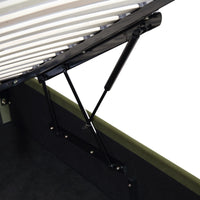 Archer Ottoman Storage Bed in Moss Green Velvet – image 21 of 85