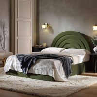 Archer Ottoman Storage Bed in Moss Green Velvet – image 12 of 85