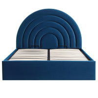 Archer Ottoman Storage Bed in Navy Blue Velvet – image 38 of 85