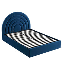Archer Ottoman Storage Bed in Navy Blue Velvet – image 41 of 85