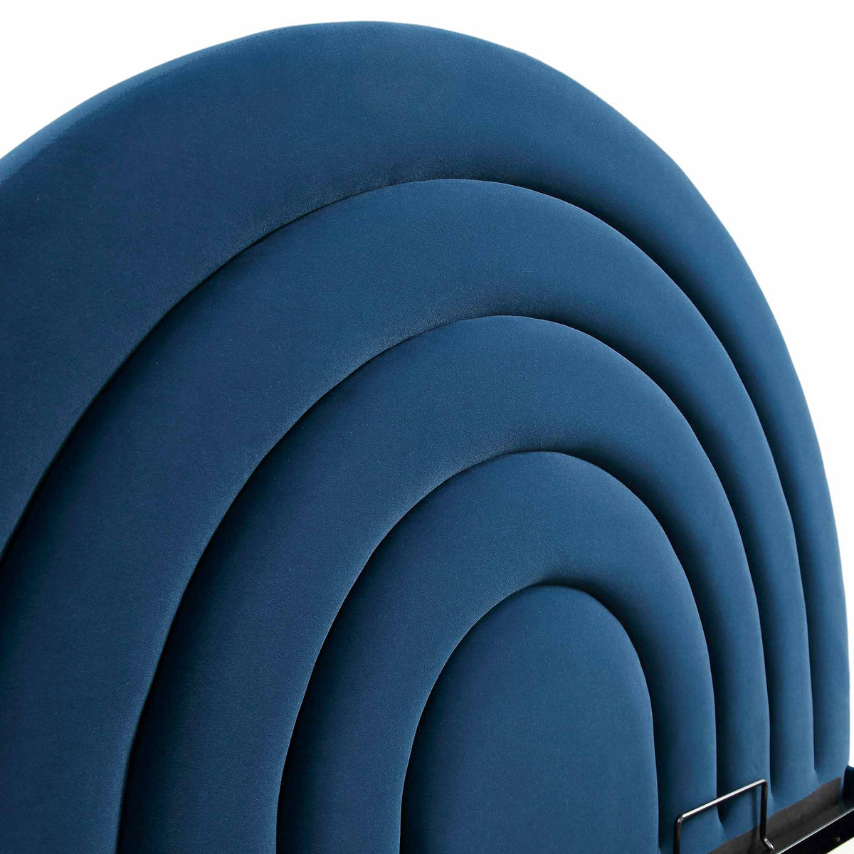 Archer Ottoman Storage Bed in Navy Blue Velvet