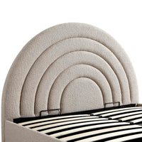 Archer Ottoman Storage Bed in Taupe Boucle – image 70 of 85