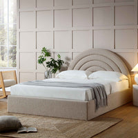 Archer Ottoman Storage Bed in Taupe Boucle – image 61 of 85