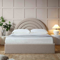 Archer Ottoman Storage Bed in Taupe Boucle – image 62 of 85