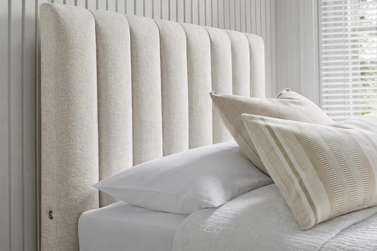 Lynx Single Ottoman TV Bed In Pebble Stone — view 5