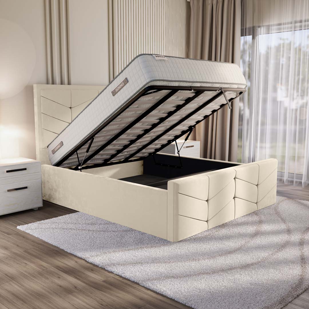 Lancaster Upholstered Ottoman Bed — view 2