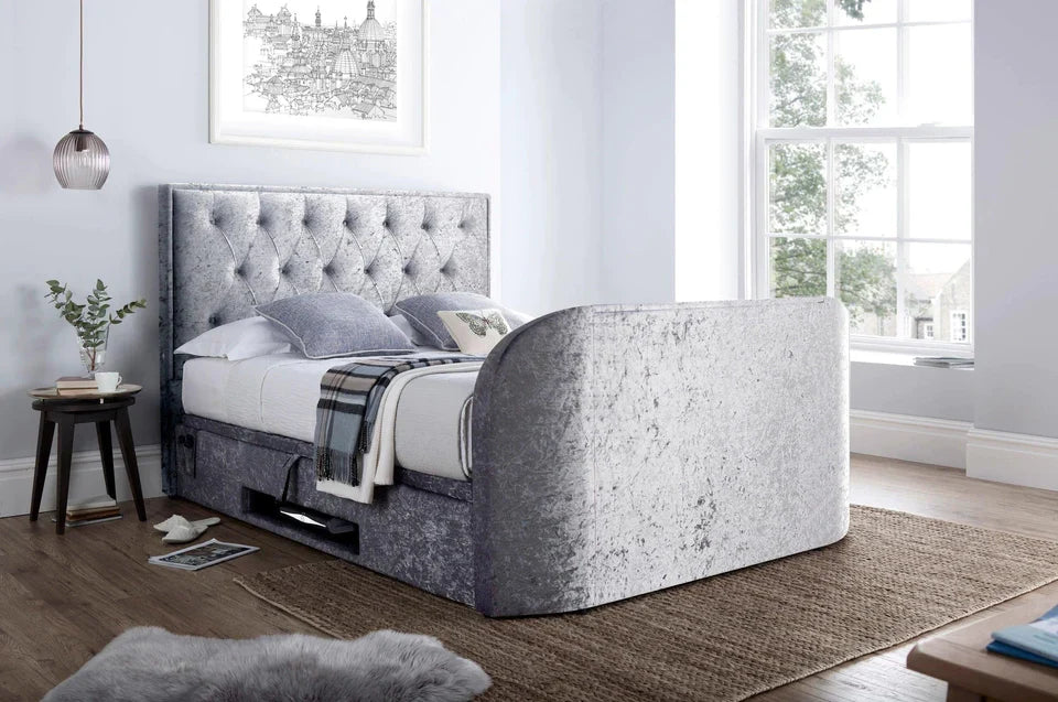 Lyon Ottoman TV Bed With 43" Smart HD TV & 1000 Pocket Sprung Memory Mattress — view 3