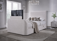 Maddison Ottoman TV Bed in Luxury Cream – image 1 of 6