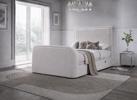 Maddison Ottoman TV Bed in Luxury Cream — view 2 – image 2 of 6
