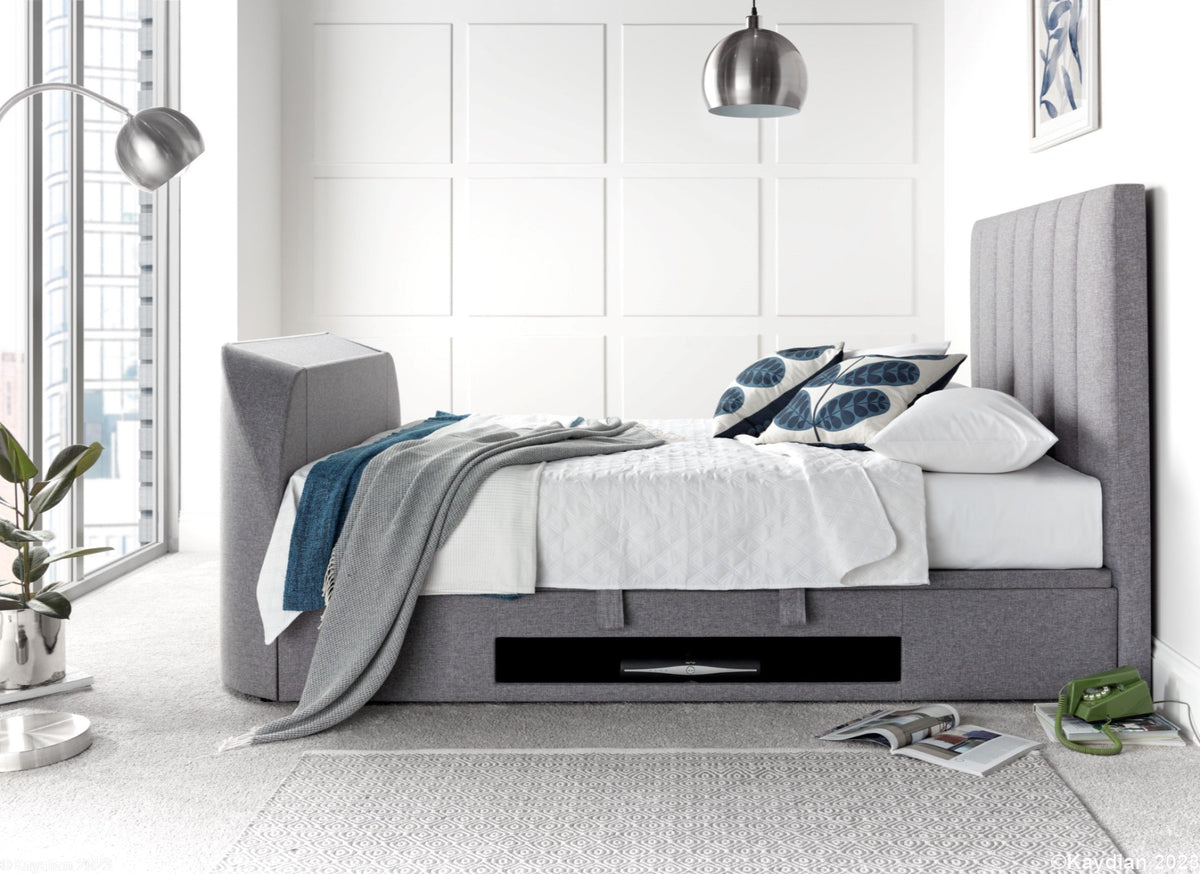 Medway TV Bed Grey — view 2