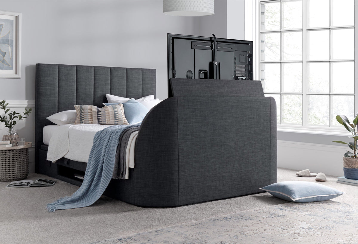 Medway TV Bed Grey — view 5