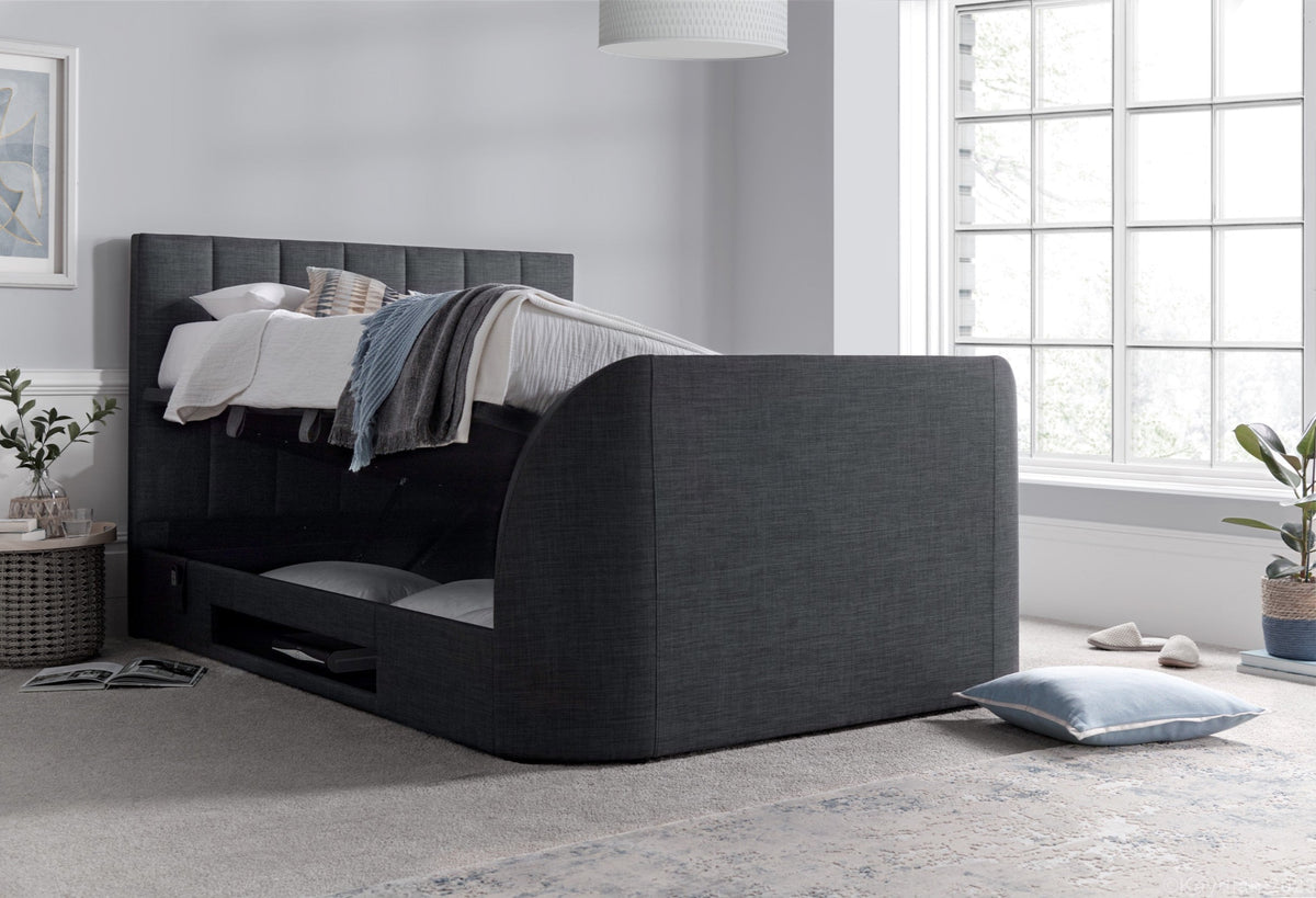 Medway TV Bed Grey — view 7